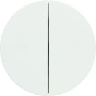 Hager - Double interrupteur V&V ou bouton-poussoir InterBP duo associable athea blanc