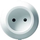 Hager - Prise de courant 2P sans terre associable athea blanc