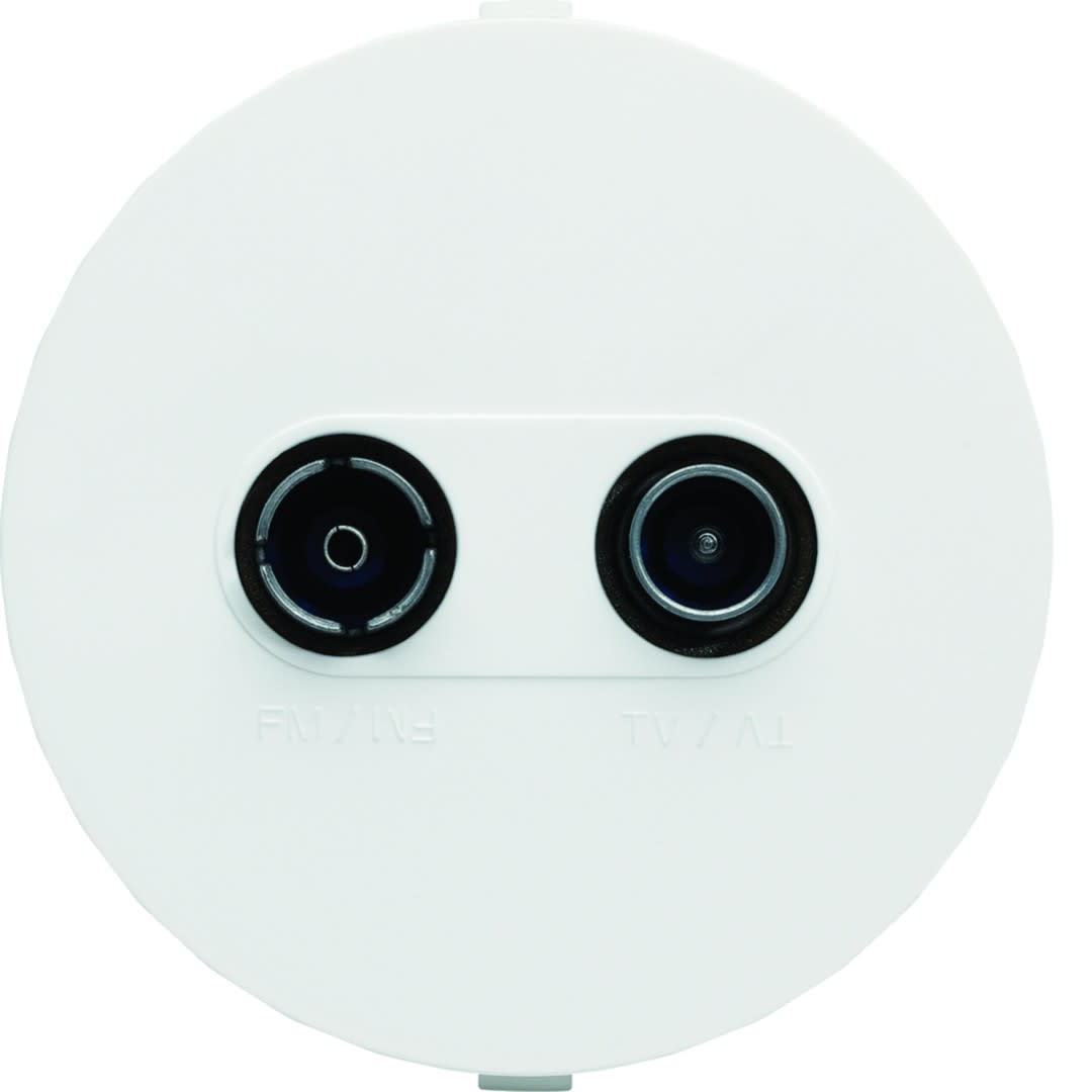 Hager - ateha Prise TV + FM directe associable