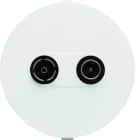 Hager - ateha Prise TV + FM directe associable