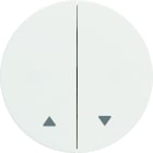 Hager - Double interrupteur pour volet roulant associable athea blanc