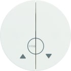 Hager - Bouton poussoir pour volet roulant Ateha Associable Blanc