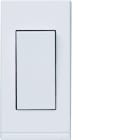 Hager - ateha interrupteur interBP étroit va-et-vient ou poussoir complet