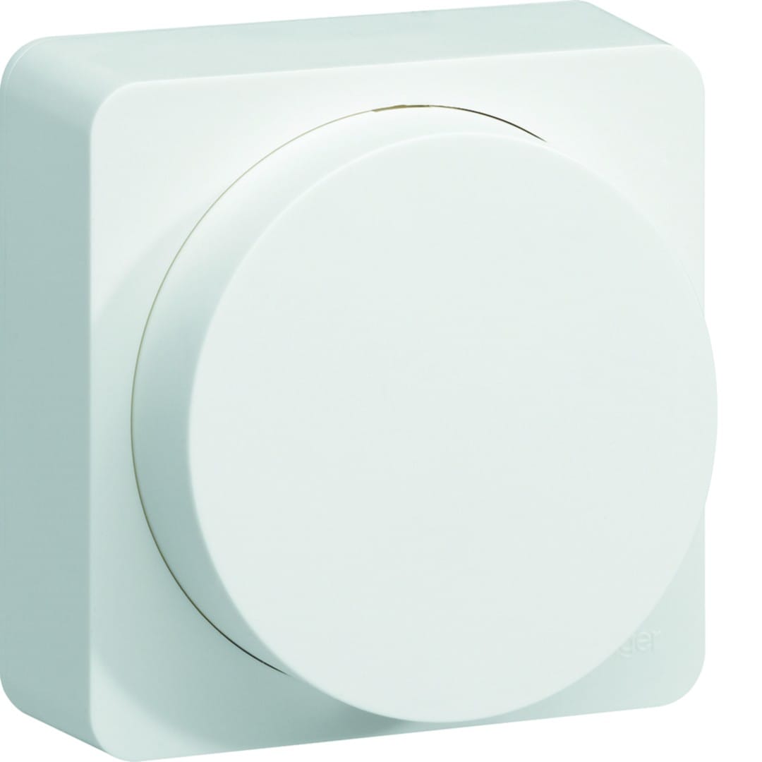 Hager - Sortie de câble complet athea blanc