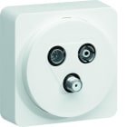 Hager - ateha prise TV FM SAT 1 câble complet