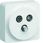 Hager - ateha prise TV FM SAT 1 câble complet