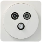 Hager - ateha prise TV FM SAT 2 câble complet