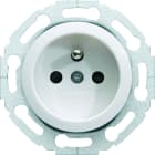 Hager - Prise de courant 1930 2 P+T finition Alba