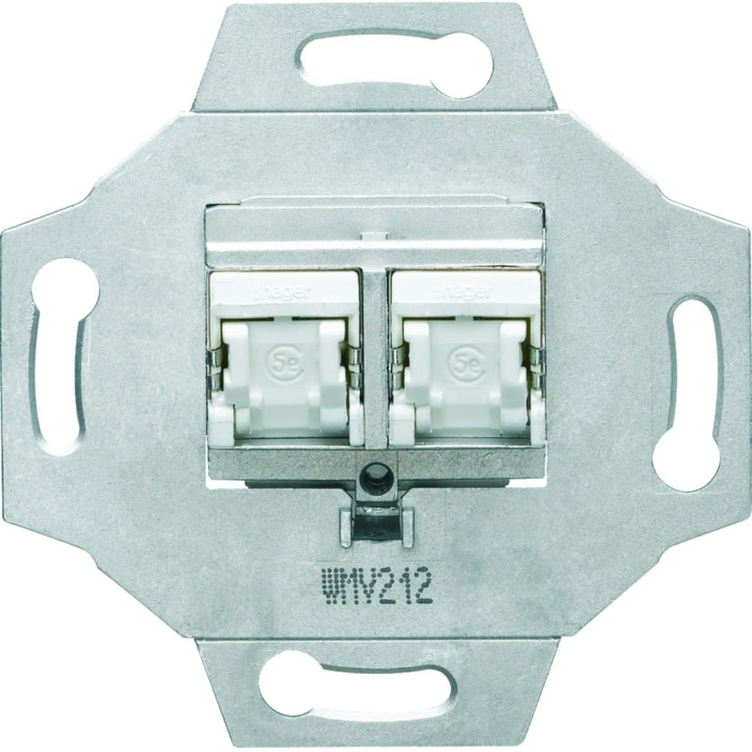 Hager - 1930 RJ45 double Cat5e FTP