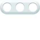 Hager - 1930 Plaque 3 postes alba