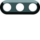 Hager - 1930 Plaque 3 postes nuit