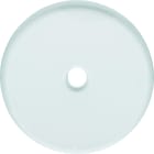 Hager - 1930 Plaque 1 poste en verre pour inter transparence