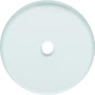 Hager - 1930 Plaque 1 poste en verre pour inter transparence