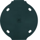 Hager - 1930 Plaque de fond autoextinguible 1 poste noire