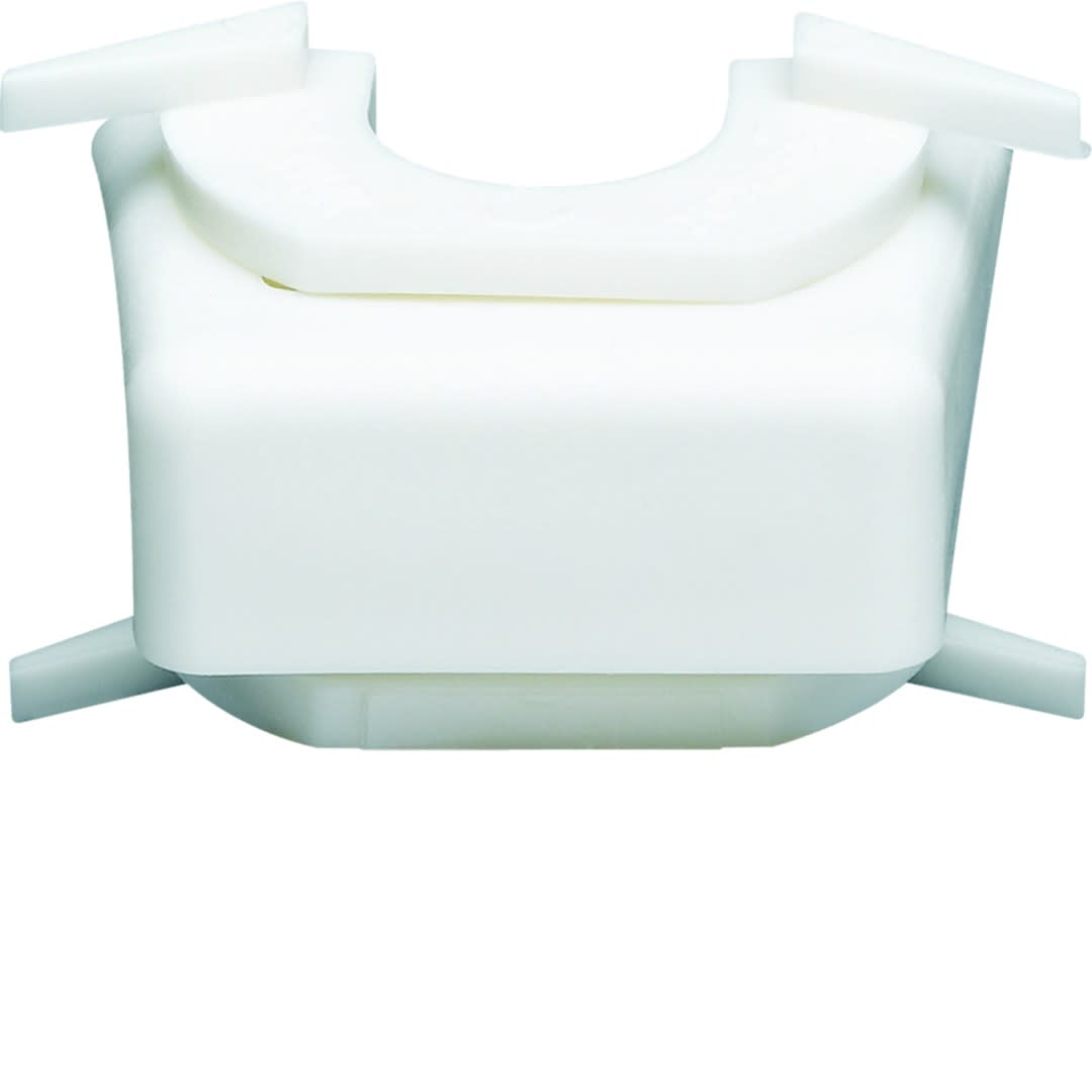 Hager - 1930 Entrée de câble et de goulotte blanche