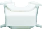 Hager - 1930 Entrée de câble et de goulotte blanche