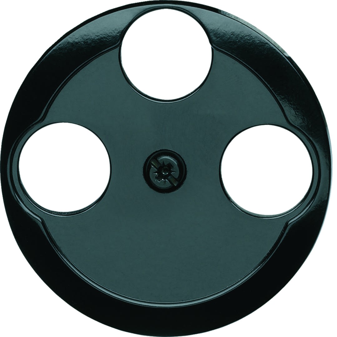 Hager - 1930 Enjo prise TV + FM + SATNoir