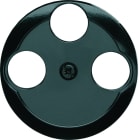 Hager - 1930 Enjo prise TV + FM + SATNoir