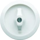 Hager - Enjoliveur 1930 avec manette rotative finition Alba