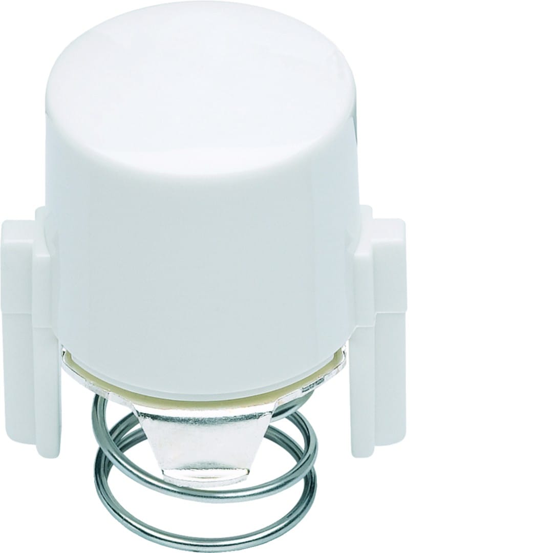 Hager - 1930 Enjoliveur de poussoir à voyant E10 blanc