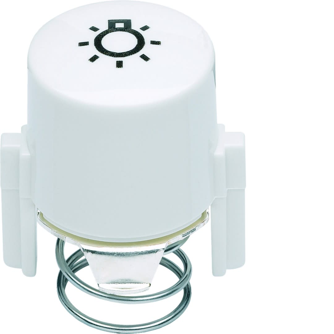 Hager - 1930 Enjoliveur de poussoir à voyant E10 symbole lumière