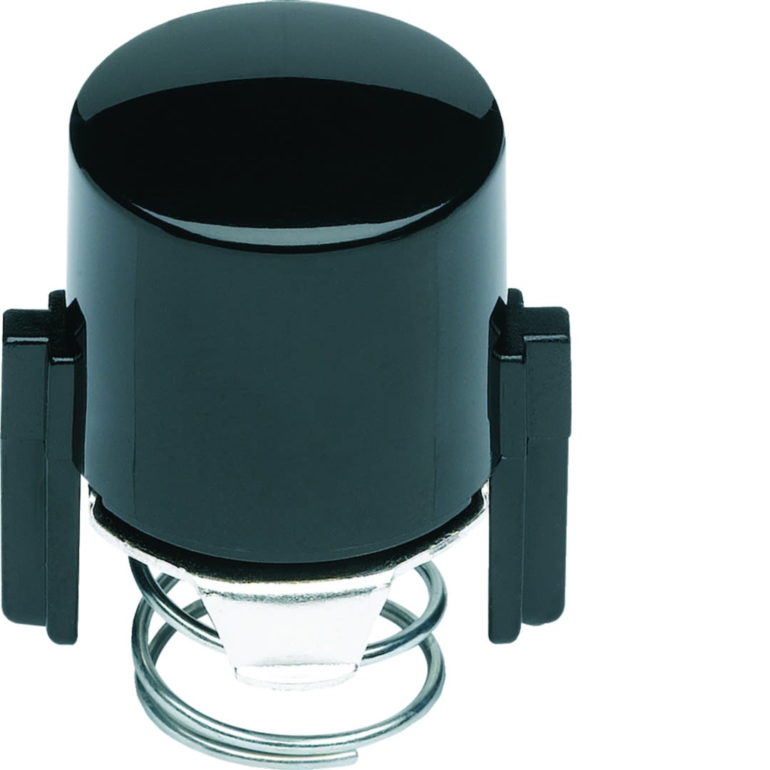 Hager - 1930 Enjoliveur de poussoir à voyant E10 noir