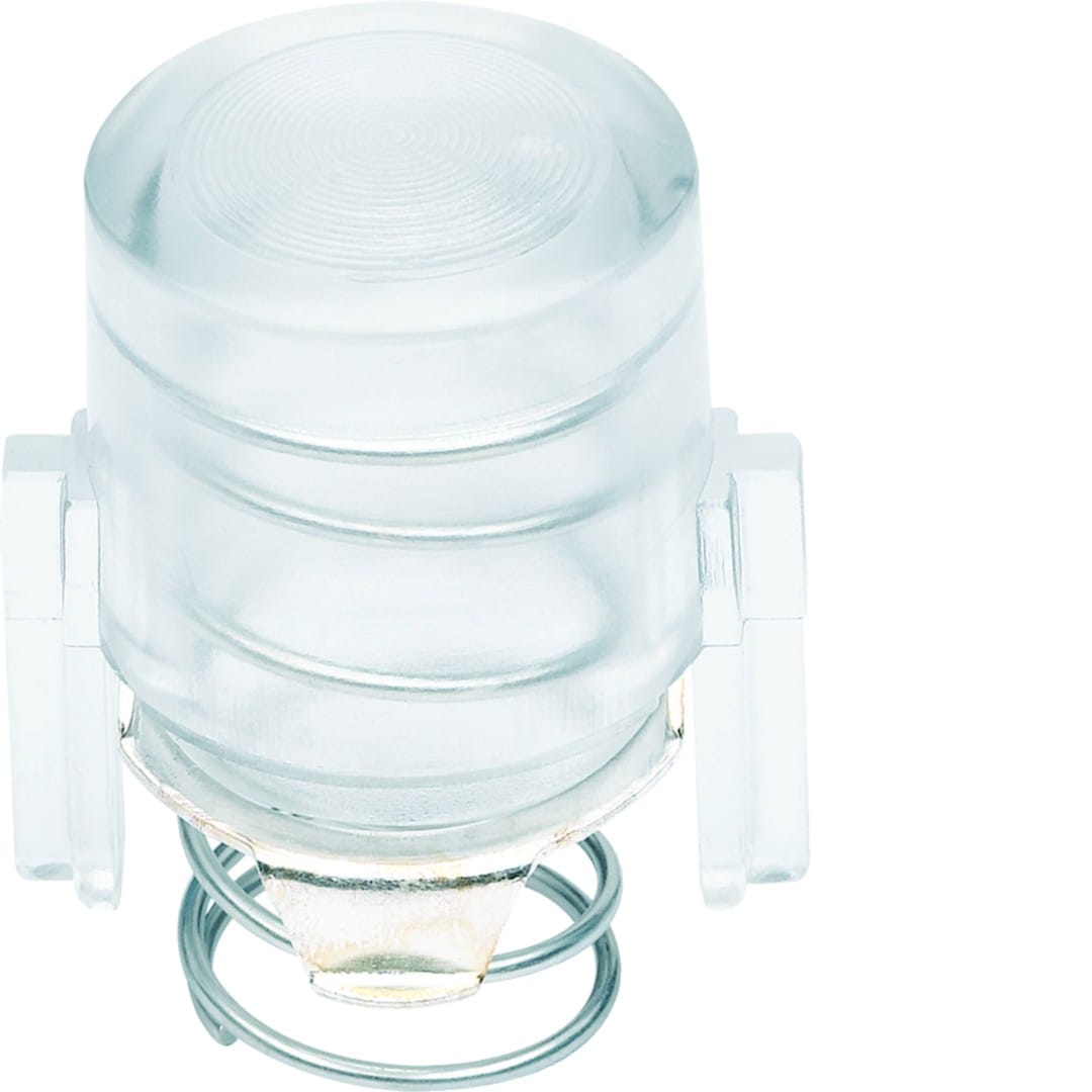 Hager - 1930 Enjoliveur de poussoir à voyant E10 transparent