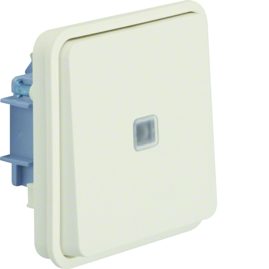 Hager - cubyko Inter VV témoin associable blanc IP55