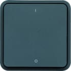 Hager - Interrupteur bipolaire Cubyko étanche IP55 associable gris