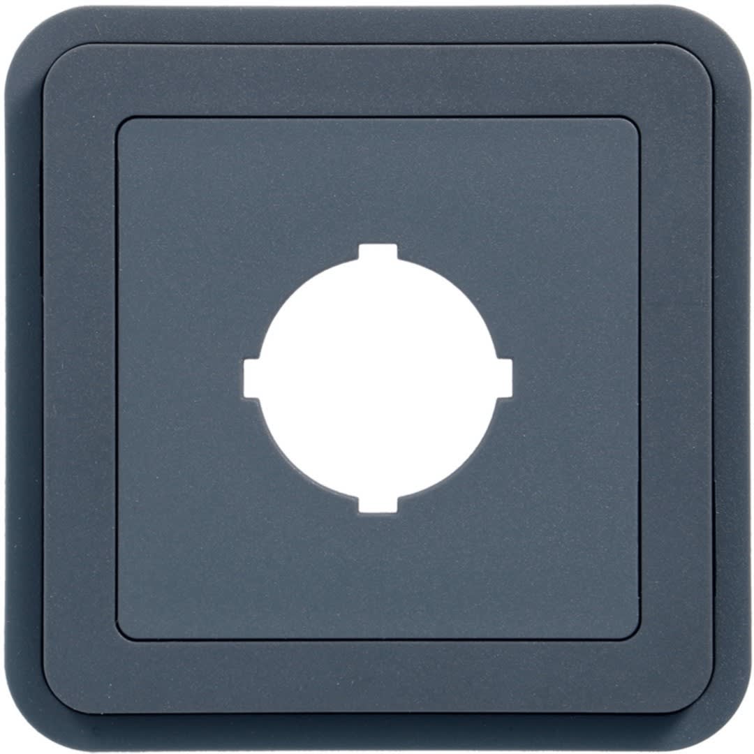 Hager - cubyko Adaptateur diamètre 22.5 associable gris