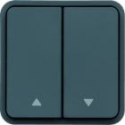 Hager - cubyko Inter volet-roulant associable gris IP55