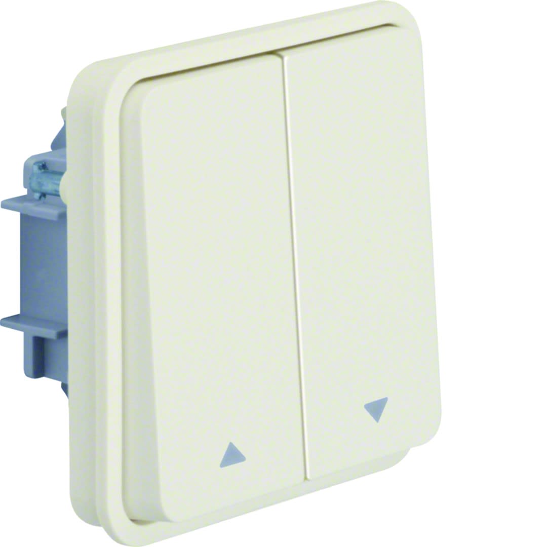 Hager - cubyko Inter volet-roulant associable blanc IP55