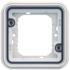 Hager - Support simple étanche Cubyko pour montage encastré, IP55, Blanc