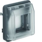 Hager - Support adaptateur pour mécanisme gallery cubyko étanche IP55 gris associable