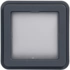 Hager - cubyko adaptateur pour gallery KNX associable gris