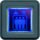 Hager - cubyko Voyant bleu