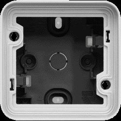 Hager - cubyko Boîte simple vide associable gris IP55