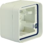 Hager - Boîte simple cubyko étanche IP55 blanc associable pour pose en saillie