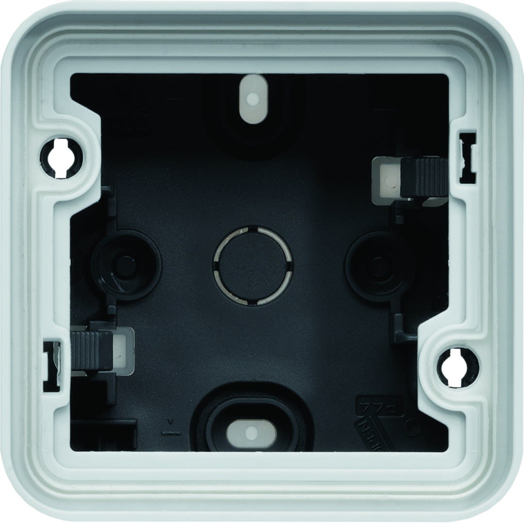 Hager - Boîte simple Cubyko étanche IP55 avec 2 embouts 1 entrée gris pose en saillie