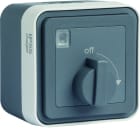 Hager - cubyko Minuterie bouton rotatif saillie gris IP55