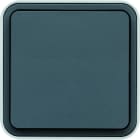 Hager - Bouton poussoir à fermeture 1F cubyko étanche IP55 gris pose en saillie