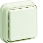 Hager - Prise de courant 2P+T cubyko étanche IP55 blanche pose en encastré