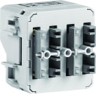 Hager - Mécanisme KNX filaire 2 touches / 2 entrées à LED étanche IP55 cubyko