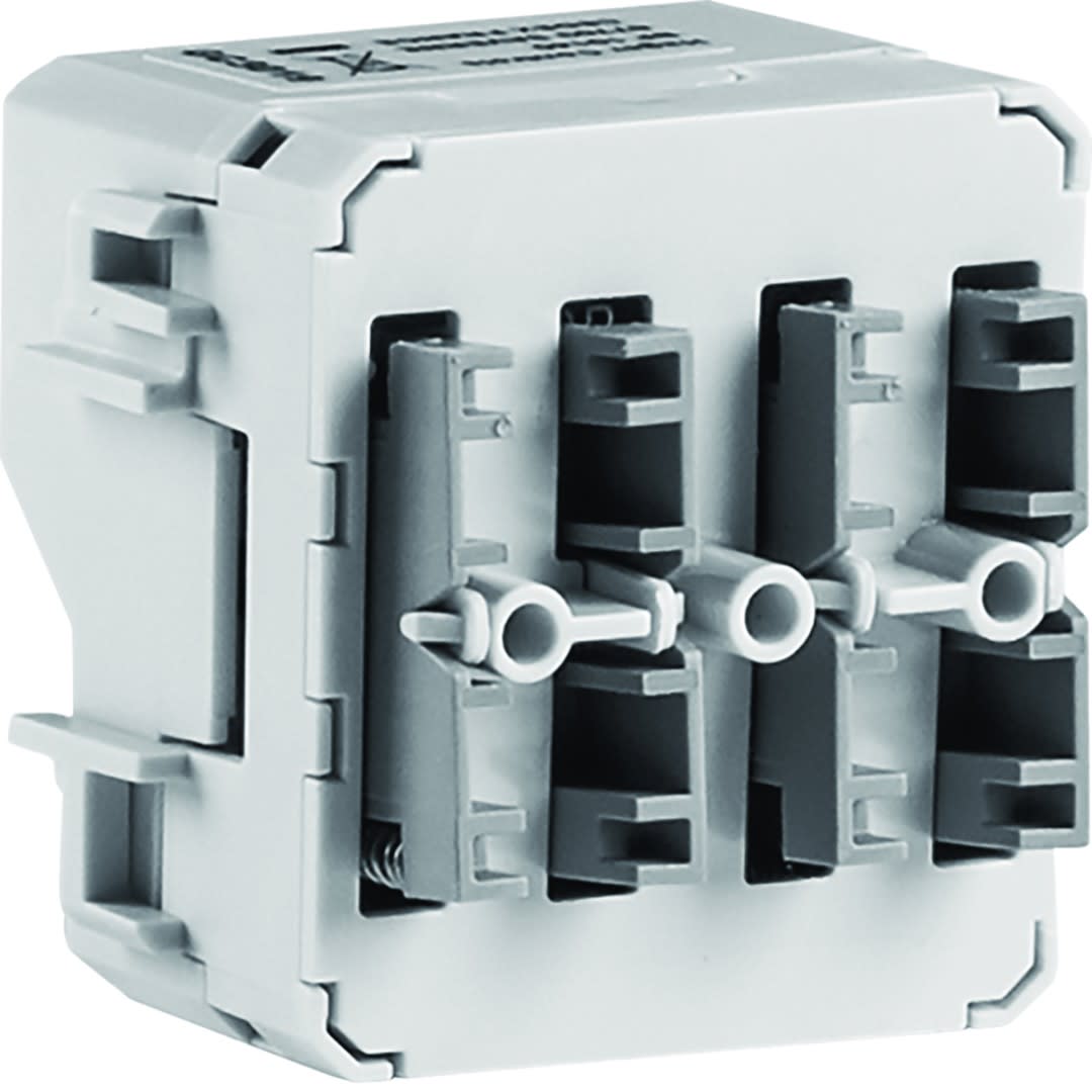 Hager - Mécanisme KNX filaire 1 touche / 2 entrées à LED étanche IP55 cubyko