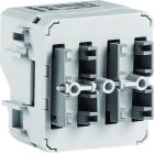 Hager - Mécanisme KNX filaire 1 touche / 2 entrées à LED étanche IP55 cubyko