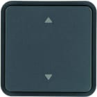 Hager - Cubyko 1 touche KNX pour volet roulant coloris gris