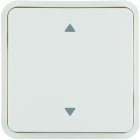 Hager - Cubyko 1 touche KNX pour volet roulant coloris blanc