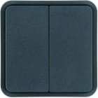 Hager - Cubyko 1 touche KNX coloris gris