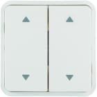 Hager - cubyko 2 touches KNX pour 2 volets roulants coloris blanc