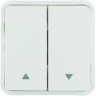 Hager - cubyko 2 touches KNX pour 1 volet roulant coloris blanc